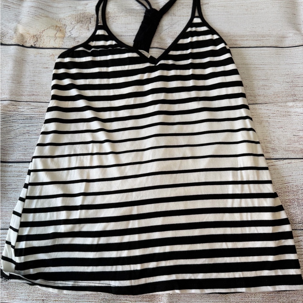 Maurices Black and White Striped Camisole